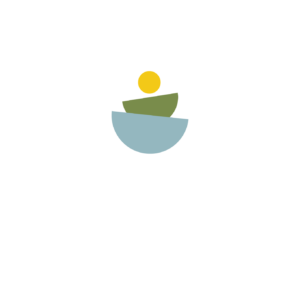 San Lorenzo Family Help Center Logo - text and food bowl design.