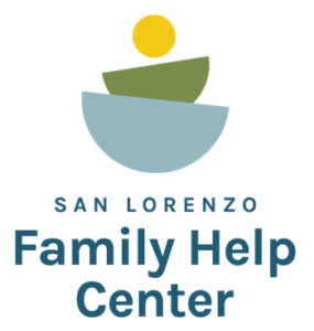 San Lorenzo Family Help Center Logo - text plus image of bowl.